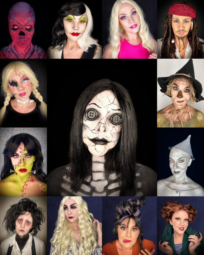 My wife's Halloween makeup: 2022 edition – Mike Crittenden
